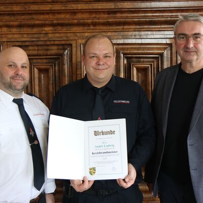 Ernennung von André Ludwig zum Kreisbrandmeister