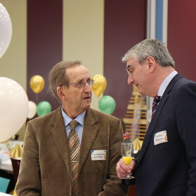 Bild vergr&ouml;&szlig;ern: Aufsichtsratsvorsitzender Marko Wolfram und der ehemalige Co-Geschäftsführer Hans-Joachim Schubert.