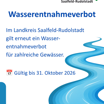 Wasserentnahmeverbot