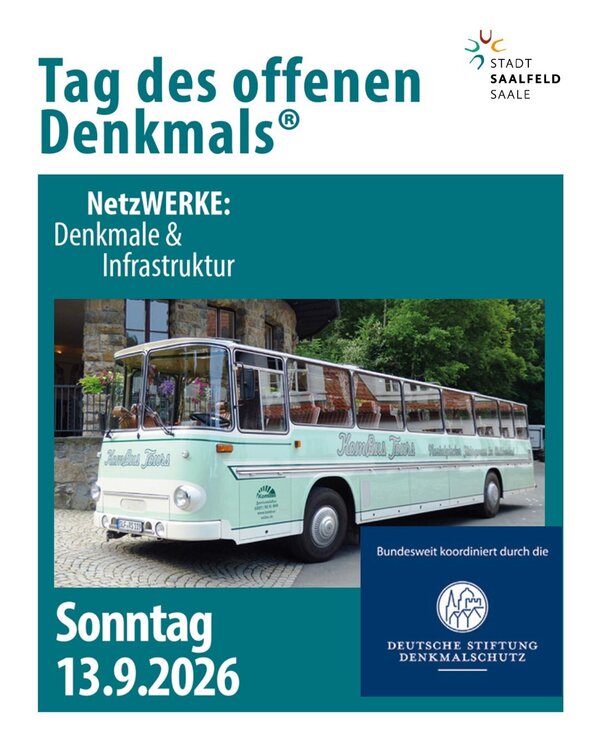Bild vergr&ouml;&szlig;ern: 2026 PM 261 Denkmaltag Flyer Saalfeld