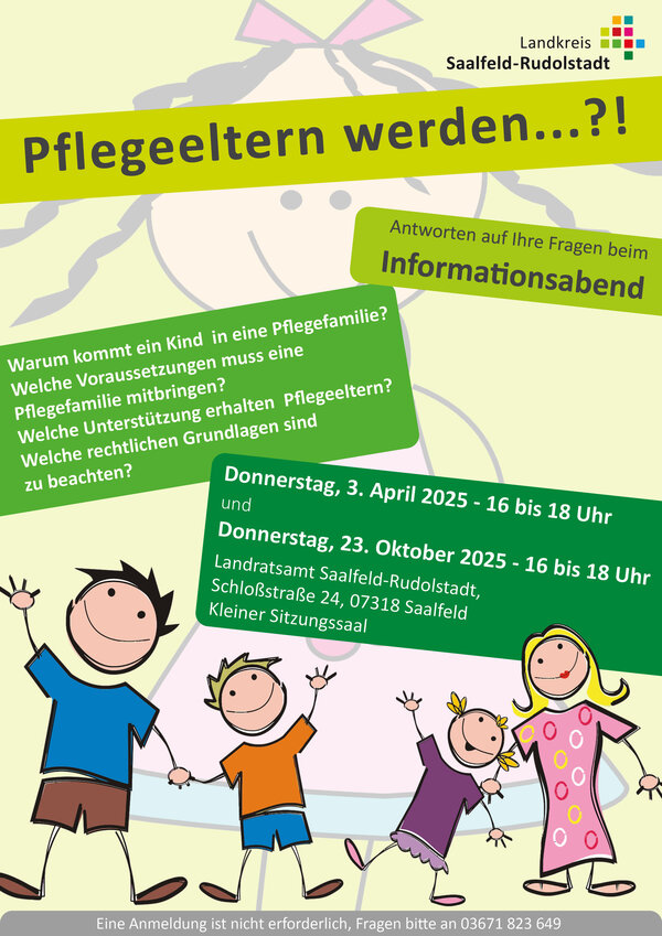 Bild vergrößern: Flyer zum Informationsabend