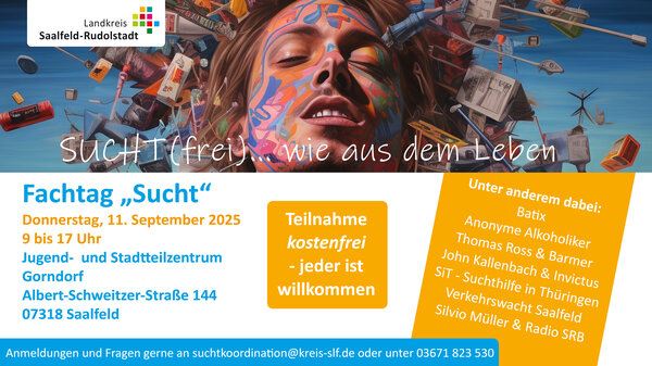 Werbebild zum Fachtag Sucht