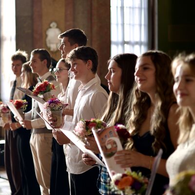 Bild vergr&ouml;&szlig;ern: Urkundenübergabe in der Kreismusikschule Rudolstadt