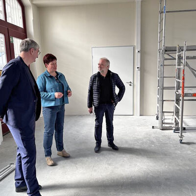 Bild vergr&ouml;&szlig;ern: Landrat besucht die Ankerstein GmbH in Rudolstadt