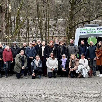 Die Teilnehmer des Konsortiums in Mellenbach.