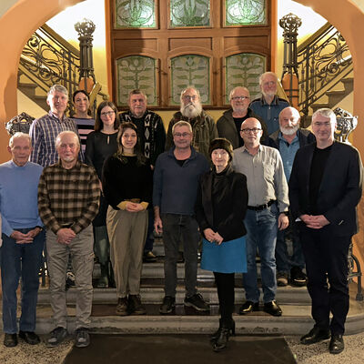 Die Teilnehmer am Treffen