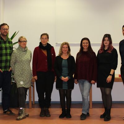 Gruppenbild der Referenten zum Elternabend