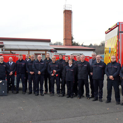 Übergabe Feuerwehrausrüstung