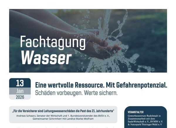 Einladung zum Fachtag Wasser