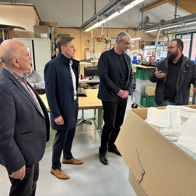 Bild vergr&ouml;&szlig;ern: Besuch Werkstätten Lebenshilfe Rudolstadt